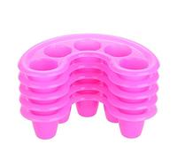 5 unidades de gel acrílico UV para uñas con cinco agujeros para remojar, cuenco para dedos, vajilla para uso profesional y personal