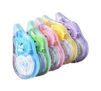 5 unidades de gran capacidad corrector de cinta correctora portátil White Out Correction Tape School Office Supplies
