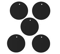 5 Unidades de tapetes de Silicona para trivets, Almohadillas Redondas Resistentes al Calor y Antideslizantes, Soportes Multiusos para ollas y Platos Calientes con diseño de Panal, (Negra)