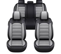 5 Unidades Fundas Asientos Coche para Citroen C5 Aircross, Fundas Asientos Coche de uero PU Dobladillos Elásticos Funda Universal Accesorios Interiores Automóviles, para interior de automóviles, SUV