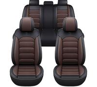 5 Unidades Fundas Asientos Coche para Maserati Modena, Fundas Asientos Coche de uero PU Dobladillos Elásticos Funda Universal Accesorios Interiores Automóviles, para interior de automóviles, SUV