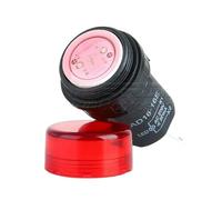 5 unidades/lote de luces LED de señal AD16-16E de 16 mm de diámetro, rojo, amarillo, verde, azul, 12 V, 24 V, 110 V, 220 V, 380 V (blanco, 12 V)