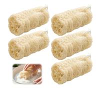 5 Unidades Lufa Natural 10cm, Luffa Estropajo Cocina