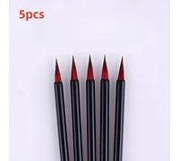 5 unidades, Pequeño Lobo para el Cabello, Pequeña Pluma de Kai que No Pelo, Lápiz de Dibujo de Acuarela de Pintura China , Pequeña Pluma de Método de Escritura Regular para Copiar Clásicos