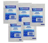 , 5 unidades QUALICARE primero estéril adhesivo médico dedo herida ayuda corte aderezos vendaje