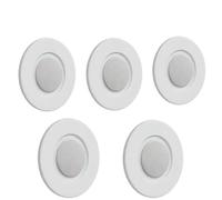 5 UNIDADES Soporte de pared adhesivo para control remoto magnético Organizador almacenamiento hogar y oficina Tecnología magnética Invisible 2mm delgado Agarra ve Administrador dispositivos versátil A