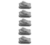 5 Unidades Tanque Medio Alemán Panzer IV Ausf. F2 “PzKpfw IV F2” Escala 1:144 - Kit De Modelo 3D De Resina para Diorama Militar