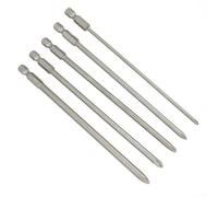 5 unids 1/4 pulgada hexagonal 150mm largo magnético cruz cabeza Ph1 Ph2 destornillador eléctrico Bit Set aleación acero taladro brocas para manual eléctrico