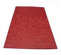 5 Unids/bolsa Papel De Espuma Con Purpurina Álbum De Recortes Esponja Decoraciones De Papel Cartulina Papel Para Manualidades Diy Flor De Origami Material Para Envolver Regalos-rojo