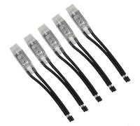 5 unids controladores de temperatura bimetálicos térmicos normalmente cerrados protectores de motor con reinicio automático para accesorios de iluminación y motores (17AM037-150C)
