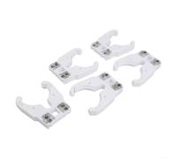 5 unids HSK63F pinza portabrocas ABS herramienta titular abrazadera para CNC centro de mecanizado máquina de grabado automático cambio de herramienta blanco