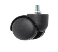 5 unids/lote 2 pulgadas circlip 11mm/rosca 10mm rueda giratoria silla de oficina jefe clip resorte muebles de PU(Thread-Matte Black)