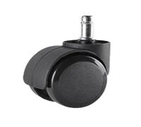 5 unids/lote 2 pulgadas circlip 11mm/rosca 10mm rueda giratoria silla de oficina jefe clip resorte muebles de PU(Circlip-Black)