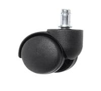 5 unids/lote 2 pulgadas circlip 11mm/rosca 10mm rueda giratoria silla de oficina jefe clip resorte muebles de PU(Circlip-Matte Black)