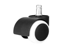 5 unids/lote 2 pulgadas circlip 11mm/rosca 10mm rueda giratoria silla de oficina jefe clip resorte muebles de PU(Circlip-White)