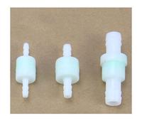 5 unids/lote 4mm 6-12mm filtro de aceite de agua acoplamiento for manguera de filtración de aire for válvula de 3-12MM(White 4mm)