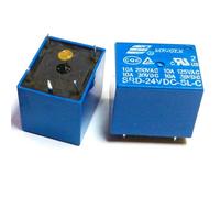 5 unids/lote 5pin 10A 3V 5V 6V 9V 12V 18V 24V 36V 48V DC 1NO NC relé sellado un grupo de apertura normal y cierre normal(6V)