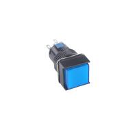 5 unids/lote 5V12V24V 220V interruptores de botón de encendido y apagado de bloqueo automático mantenidos momentáneamente iluminados 16MM(5PCS Green,2NO2NC 8PINS,12 V)