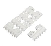 5 Unids/lote Cortadora De Mascotas De 18 Dientes Cuchilla Móvil De Cerámica Cuchilla De Aseo For Perros Eléctrica, Compatible Con Andis, Compatible Con Wahl, KM10, Compatible Con Oster, A5 Clippers