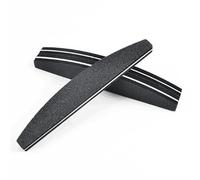 5 unids/lote de esponja tampón para lima de uñas, 100/180, bloques de esmalte de uñas lavables para lijado, herramientas de cuidado de manicura y pedicura de Gel UV-negro