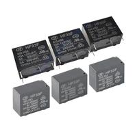 5 unids/lote HF/JZC-33F - 5V 12V 24VDC relé de 5PIN 250VAC HF33F-012-HS3 4Pin HF33-024-ZS3 JZC-33F -005-ZS3 JZC-33F-012-HS3 HF33-012(HF33F-012-HS3)