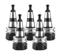 5 unids/lote ISO30 ER32-50L Balanza Collet Torno Chuck G2.5 30000RPM CNC Soporte de herramientas de acero inoxidable con perno de extracción Torno de fresado
