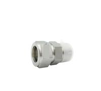 5 unids/lote MC acero inoxidable SS316L NPT tubo de rosca OD métrico mm tipo conector macho conector de tubería roscada 3000PSI