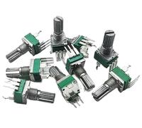 5 unids/lote potenciómetro sellado RK097N B1K B20K B50K B100K-B1M mango 15MM(250K OHM)