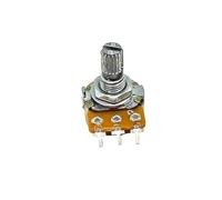 5 unids/lote resistencia del potenciómetro WH148 3Pin 1K 2K 5K 10K 20K 50K 100K 500K 1M Ohm resistencia rotativa cónica lineal B10K B100K(500K Ohm)