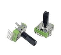 5 unids/lote RK142 potenciómetro de volumen del amplificador de potencia del mezclador A50K dúplex Vertical de una sola de 7 pines
