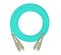 5 unids/lote SC/UPC-SC/UPC Cable de parche de fibra óptica multimodo OM3 Cable óptico MM multimodo dúplex cable de parche de puente de fibra óptica(5m)