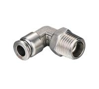 5 unids/lote SSPL M5 1/8 1/4 3/8 1/2 codo macho de acero inoxidable SS316L ajuste de empuje de grado alimenticio(SSPL4 M5 4mm M5)