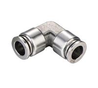 5 unids/lote SSPUL 04 06 08 10 12 codo de acero inoxidable 316L montaje de tubo neumático de calidad alimentaria(SSPUL 06 6mm)