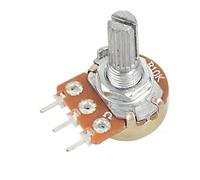 5 unids/lote WH148 3Pin15mm 1K 2K 5K 10K 20K 50K 100K 250K 500K 1M Ohm resistencia de potenciómetro giratorio cónico lineal B1K B5K B10K B200K(5K Ohm)