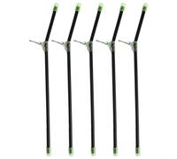 5 unids luminoso mar pesca anti alimentador con broches uso ABS acero hierro para cebo suave señuelo Trolling accesorios