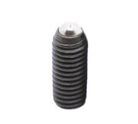 5 UNIDS M3 M4 M5 M6 12.9 Acero Hex Socket Resorte Bola Émbolo Grub Point Set Tornillo Perno Grado Negro(25mm,M6 5pcs)