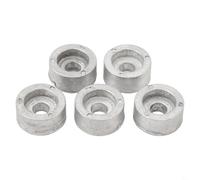 5 unids motor fuera de borda ronda ánodo zinc conjunto para Suzuki para 55321-87J01 55321-87J00 para 4 tiempos 9.9-300HP motor marino fácil reemplazo