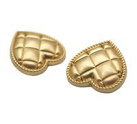 5 unids oro mate amor corazón botones moda costura botones camisa punto chaqueta chaquetas botones metal ropa bolsas DIY suministros estilo 1 20mm