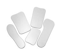 5 unids/set 2 caras pofessional dental oclusal fotografía espejo de la boca rodio plateado vidrio intraoral autoclavable