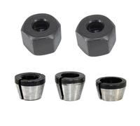 5 unids/set 6mm 6,35mm 8mm adaptador de mandril de mandril máquina de corte de grabado mandriles recortador fresadora eléctrica pinzas