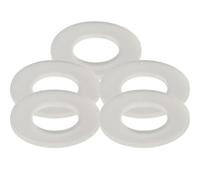 5 unids/set arandela de sellado de válvula de descarga de goma de silicona for válvula de drenaje sello de parada de agua for pieza de tanque de inodoro de diafragma