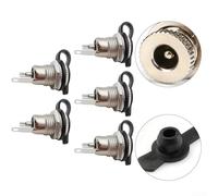 5 unids/set DC099 DC Power Installation Metal Connector, compatible con portátiles y televisores pequeños, material de latón (DC-099-5.5x2.5MM)