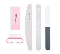 5 Unids/set Limas De Uñas Cepillo En Polvo Accesorios De Grano De Pulido Duradero, Lima De Lijado De Uñas, Pulidor De Uñas.