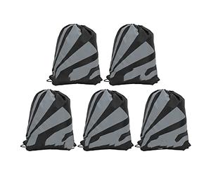 5 unids/set mochila con cordón para exteriores, bolsa de gimnasio plegable impermeable, bolsillo para natación en la playa