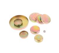 5 unids/set tapa de extremo de sello de soldadura galvanizada de hierro 8mm - 75mm conector de instalación de tubería de enchufe de tazón de cilindro de motor(A2)