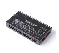 5 V 3 pines para concentrador de ventilador PWM con control remoto inalámbrico para iluminación ARGB simultánea y ajuste de ventilador impulsado por CPU (brillante)
