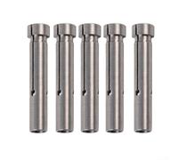 5 varillas de conversión de acero diseñadas para mejorar la estabilidad durante los procesos de perforación y grabado en todos los tamaños (3,17 mm a 2,35 mm)