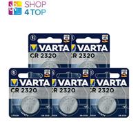 5 VARTA CR2320 Pilas de Botón Litio batteries 3V 135mAh No Mercury Exp 2032 1BL