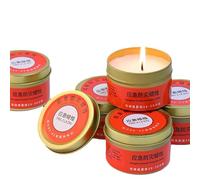 5 Velas de Supervivencia y Emergencia - 30 Horas de Duración para Prevención de Desastres, Cortes de Energía y Actividades al Aire Libre