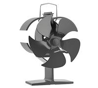 5 ventiladores de estufa eléctricos silenciosos que dispersan eficazmente el aire caliente para el hogar, estufa de leña, ventilador de ventilador alimentado por calor, no eléctrico